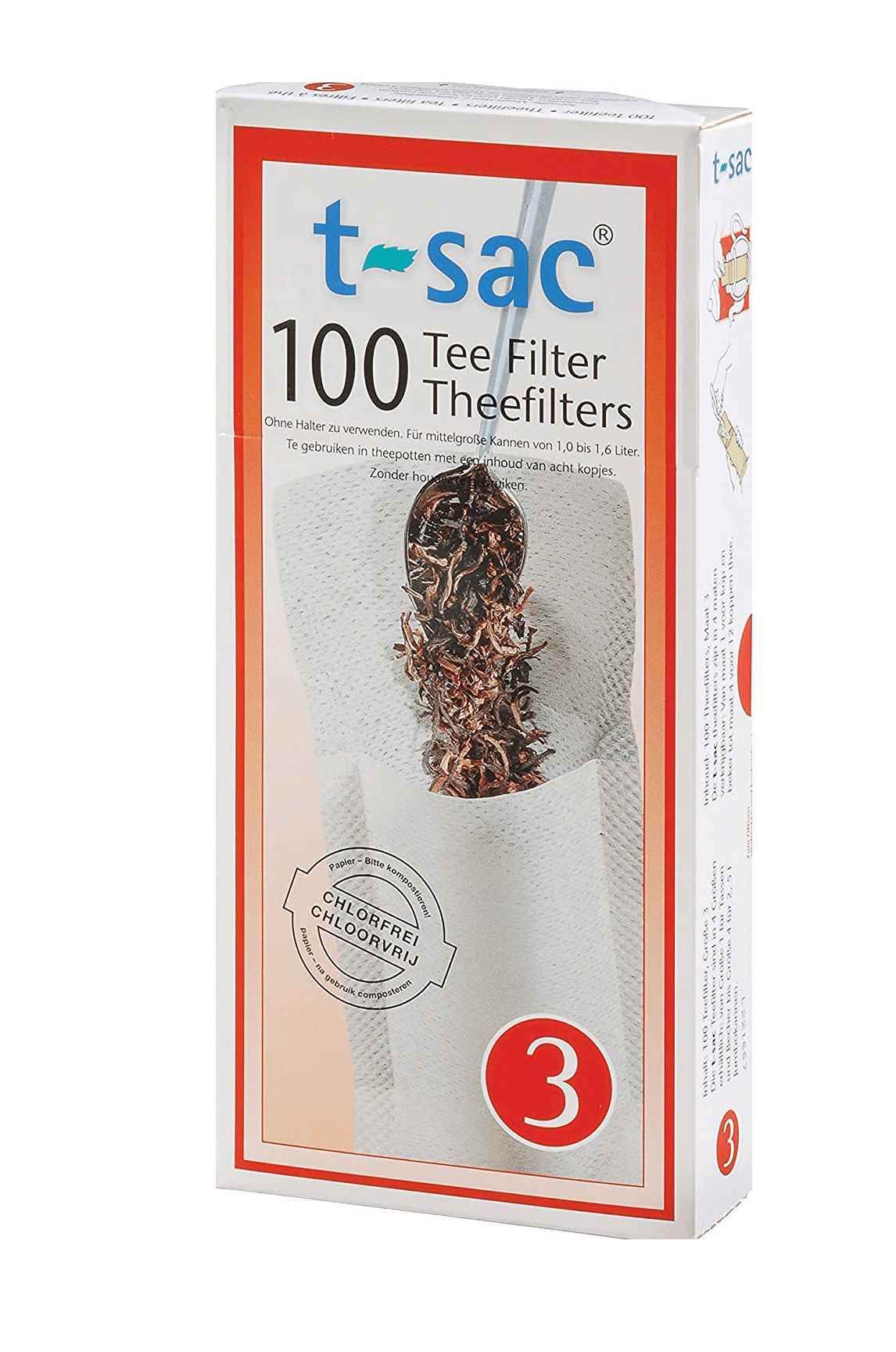 Lot de 100X Sachet de Thé vide Sac Filtre Infusion Passoire Tea Bag